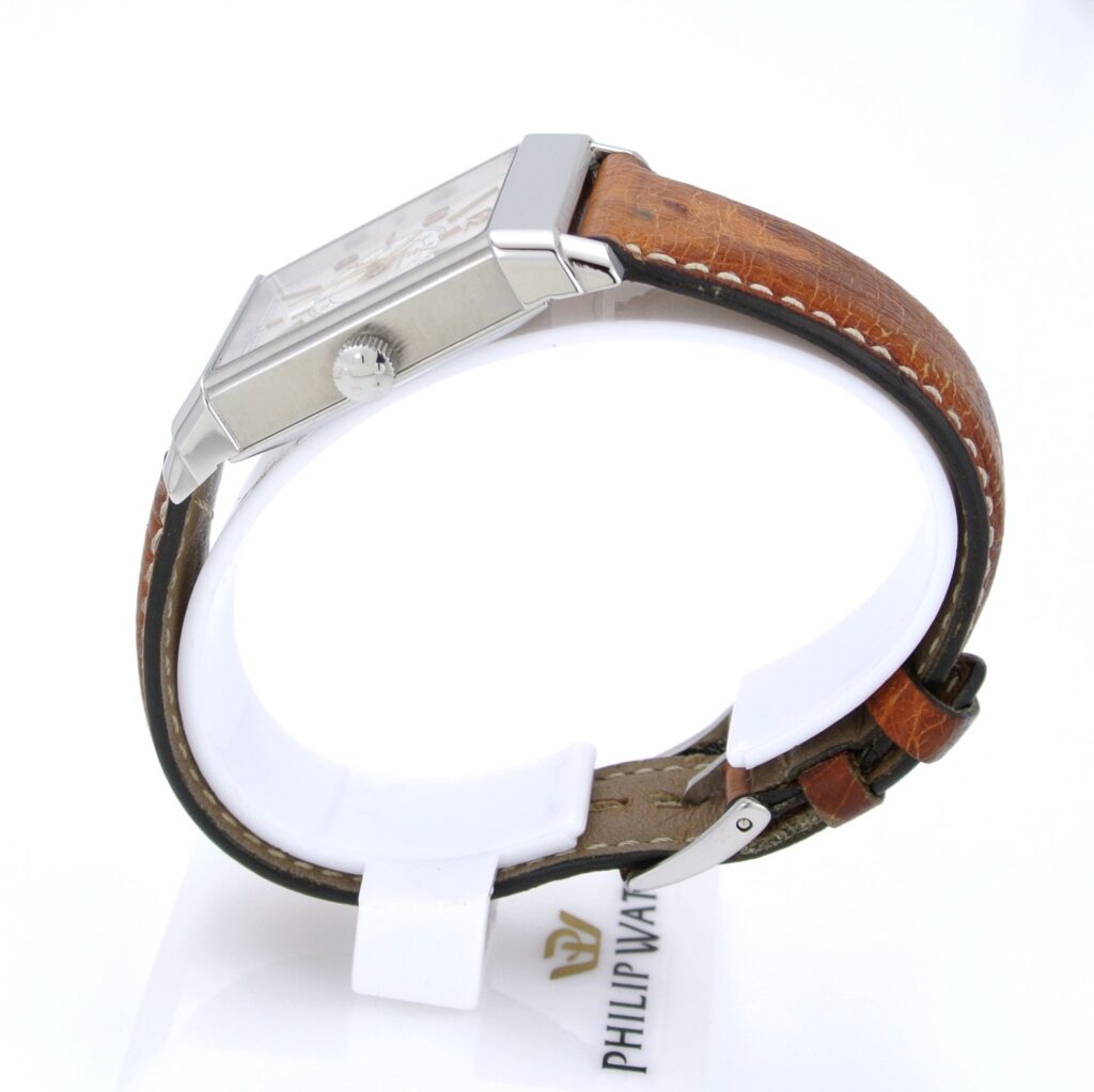 Eterna Matic 1935 Automatik Armbanduhr. Referenznummer 8490/41, teilweise poliertes/mattes Edelstahlgehäuse mit 3 Zeiger Etawerk, zentraler Sekunde und Datumsfenster bei 6 Uhr. Bild 5